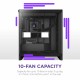 ATX полу-висока кутия NZXT H7 Flow Midi Черен NaN –  BB Калъфи за настолни компютри
