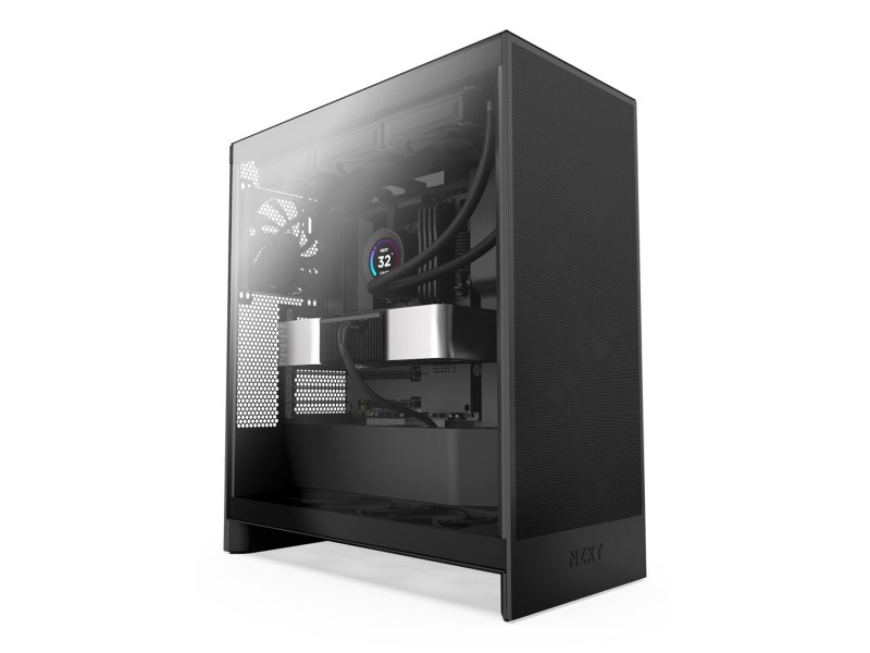 ATX полу-висока кутия NZXT H7 Flow Midi Черен NaN –  BB Калъфи за настолни компютри