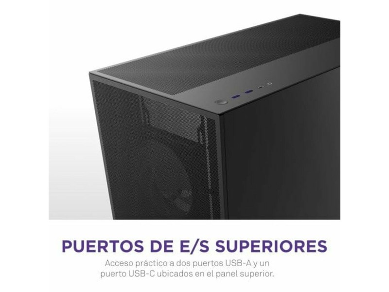 ATX полу-висока кутия NZXT H7 Flow Midi Черен NaN –  BB Калъфи за настолни компютри
