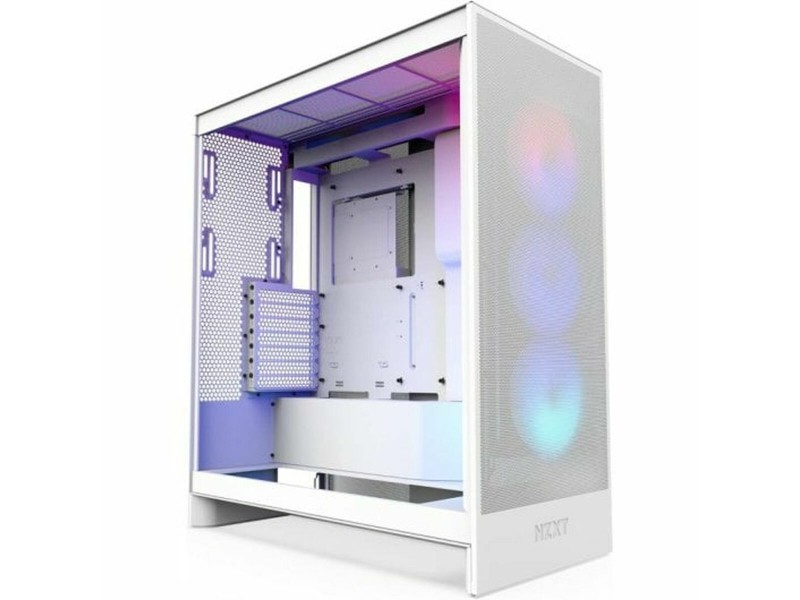 ATX полу-висока кутия NZXT H7 Flow RGB Midi Бял NaN –  BB Калъфи за настолни компютри