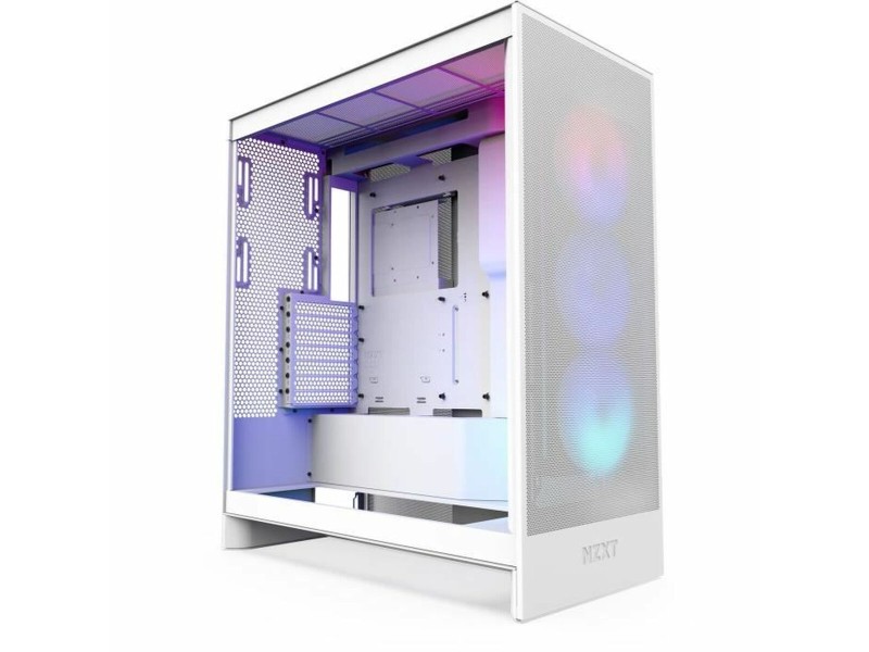 ATX полу-висока кутия NZXT H7 Flow RGB Midi Бял NaN –  BB Калъфи за настолни компютри