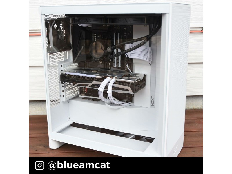 ATX полу-висока кутия NZXT H7 Flow RGB Midi Бял NaN –  BB Калъфи за настолни компютри