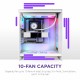 ATX полу-висока кутия NZXT H7 Flow RGB Midi Бял NaN –  BB Калъфи за настолни компютри