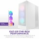 ATX полу-висока кутия NZXT H7 Flow RGB Midi Бял NaN –  BB Калъфи за настолни компютри