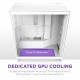 ATX полу-висока кутия NZXT H7 Flow RGB Midi Бял NaN –  BB Калъфи за настолни компютри