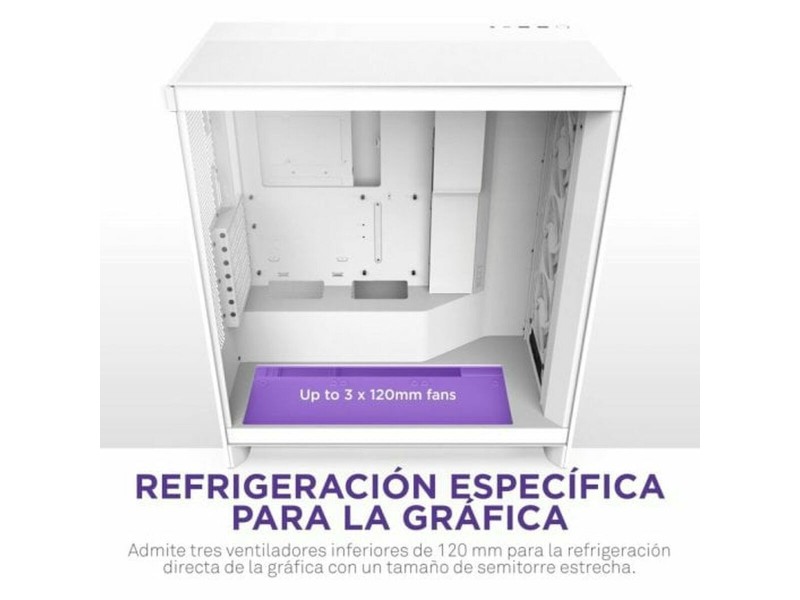 ATX полу-висока кутия NZXT H7 Flow RGB Midi Бял NaN –  BB Калъфи за настолни компютри