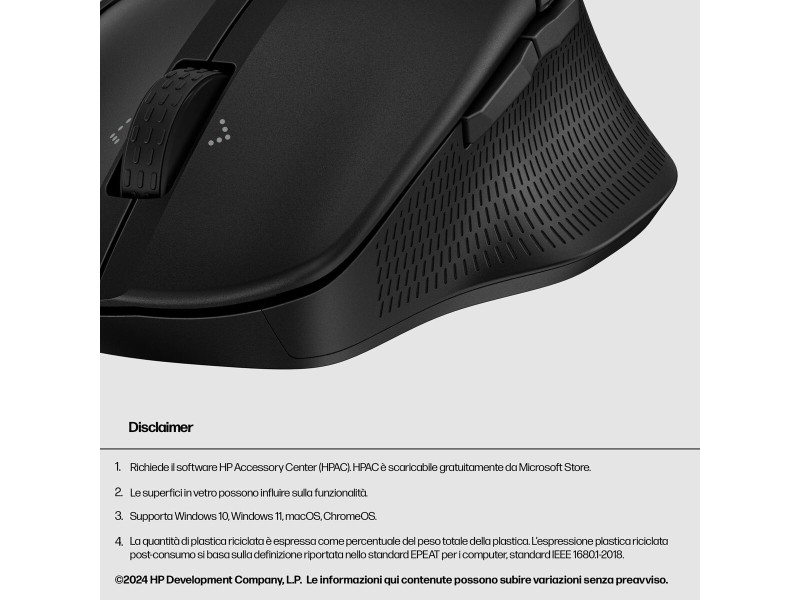 Безжична блутут мишка HP 8T6M3AA Черен 4000 dpi NaN –  BB Мишки