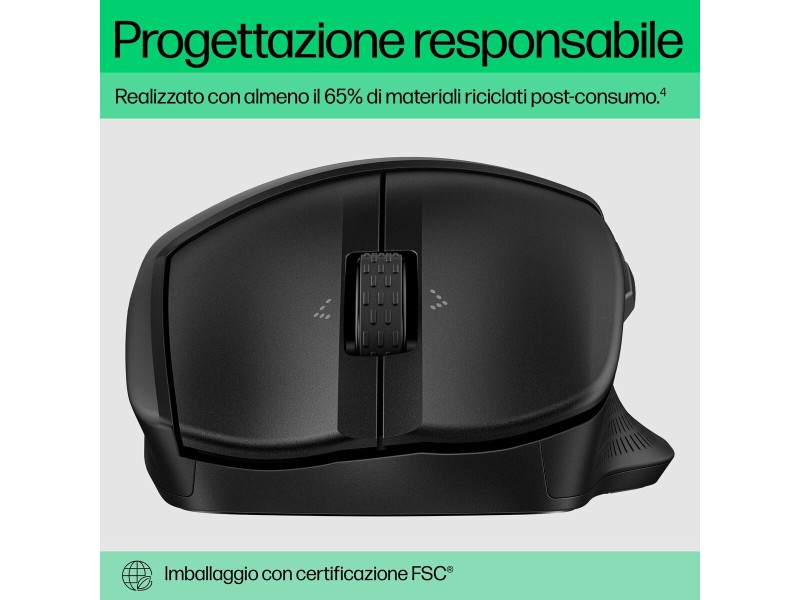 Безжична блутут мишка HP 8T6M3AA Черен 4000 dpi NaN –  BB Мишки