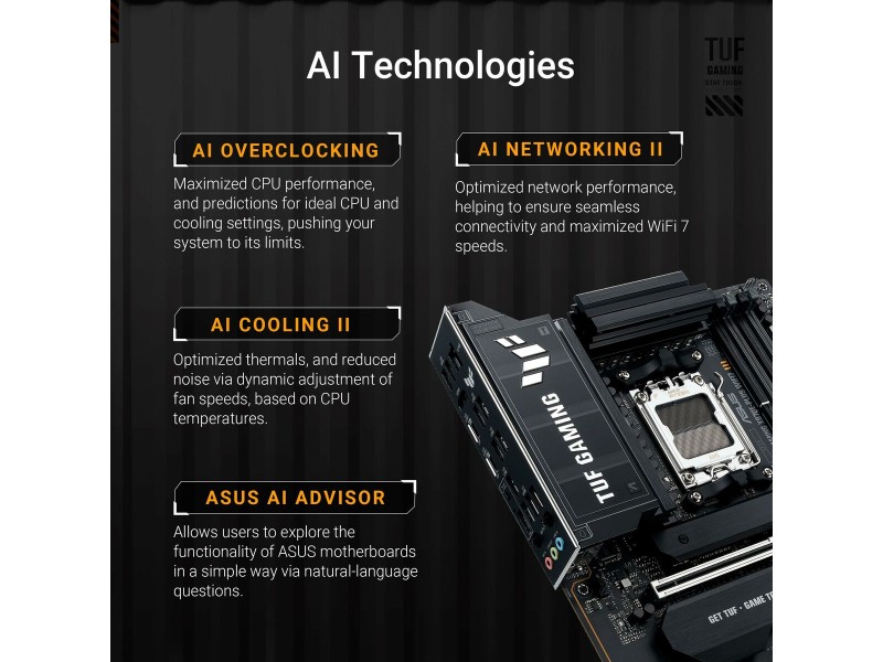 Дънна платка Asus 90MB1M70-M0EAY0 AMD AM5 AMD X870E NaN –  BB Дънни платки