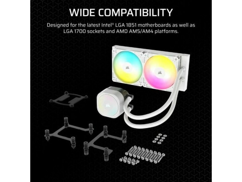 Комплект за Течно Охлаждане Corsair NAUTILUS 240 RS ARGB NaN –  BB Системи за течно охлаждане