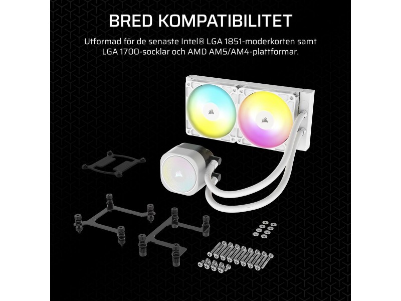 Комплект за Течно Охлаждане Corsair NAUTILUS 240 RS ARGB NaN –  BB Системи за течно охлаждане