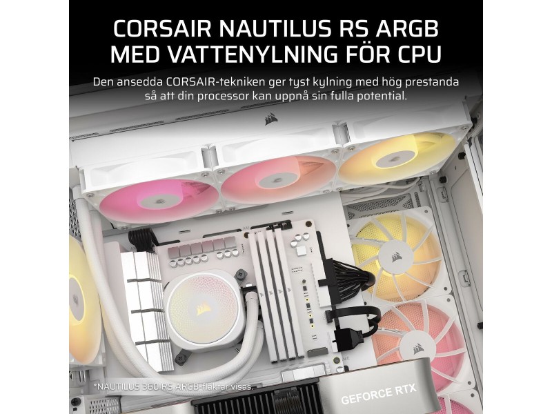 Комплект за Течно Охлаждане Corsair NAUTILUS 240 RS ARGB NaN –  BB Системи за течно охлаждане