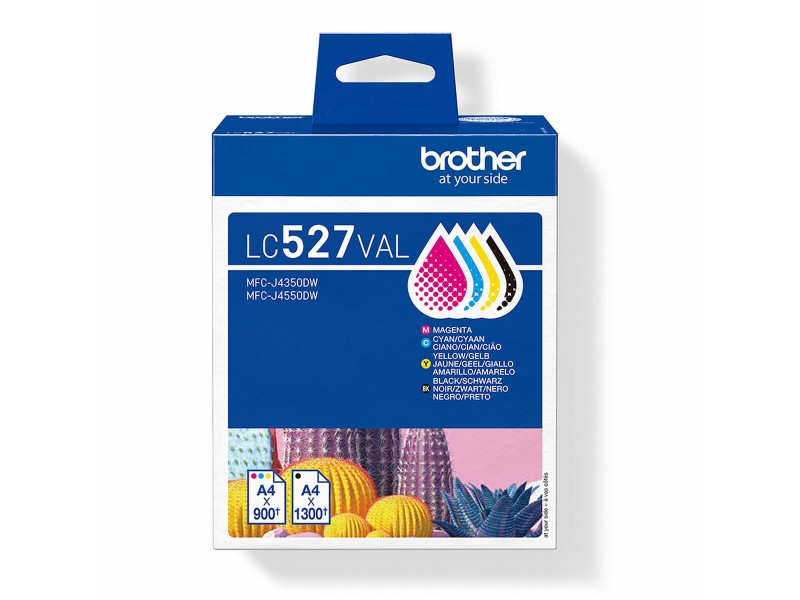 Оригиална касета за мастило Brother LC527VAL Многоцветен (4 броя) NaN –  BB Касети с мастило