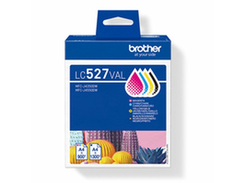 Оригиална касета за мастило Brother LC527VAL Многоцветен (4 броя) NaN –  BB Касети с мастило