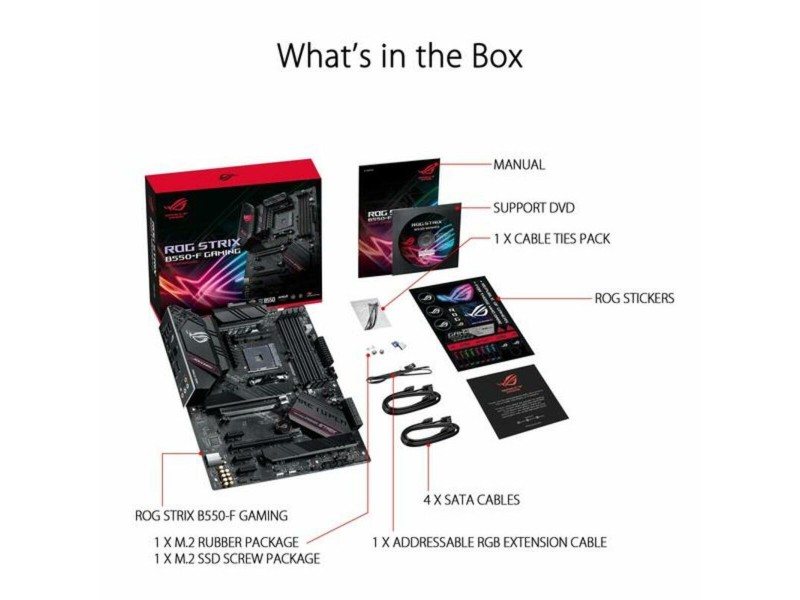 Дънна платка Gaming Asus Rog Strix B550-F ATX AM4 NaN –  BB Дънни платки