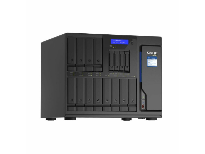 SATA 5.25 калъф за SATA 2.5 Qnap TVS-H1688X-W1250-32G Черен NaN –  BB Мрежово прикачено хранилище