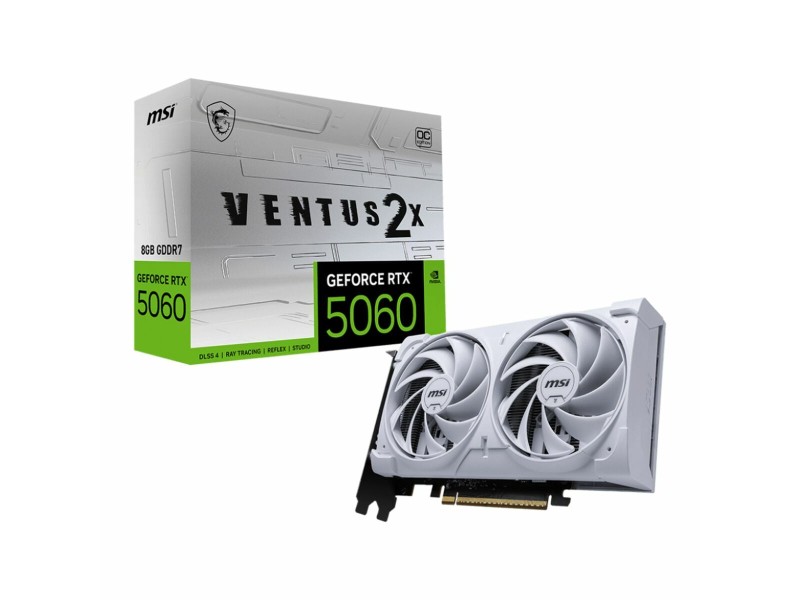 Графична карта MSI RTX 5060 8G VENTUS 2X OC GEFORCE RTX 5060 8 GB GDDR7 NaN –  BB Графични карти