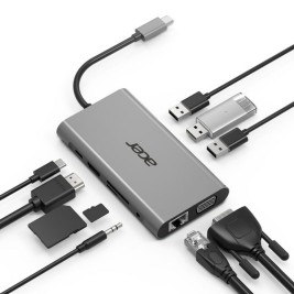USB извод Acer HP.DSCAB.002 Сребрист