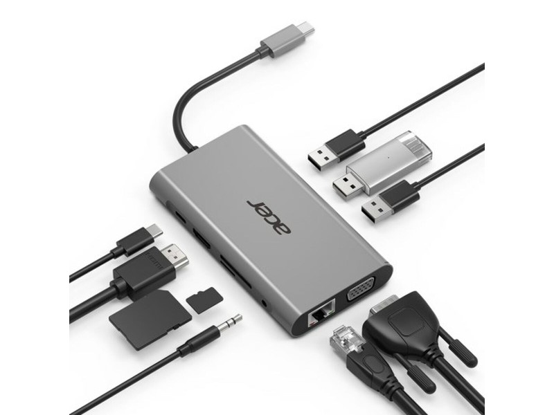 USB извод Acer HP.DSCAB.002 Сребрист NaN –  BB USB хъбове
