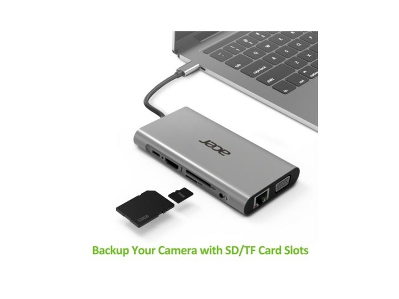 USB извод Acer HP.DSCAB.002 Сребрист NaN –  BB USB хъбове