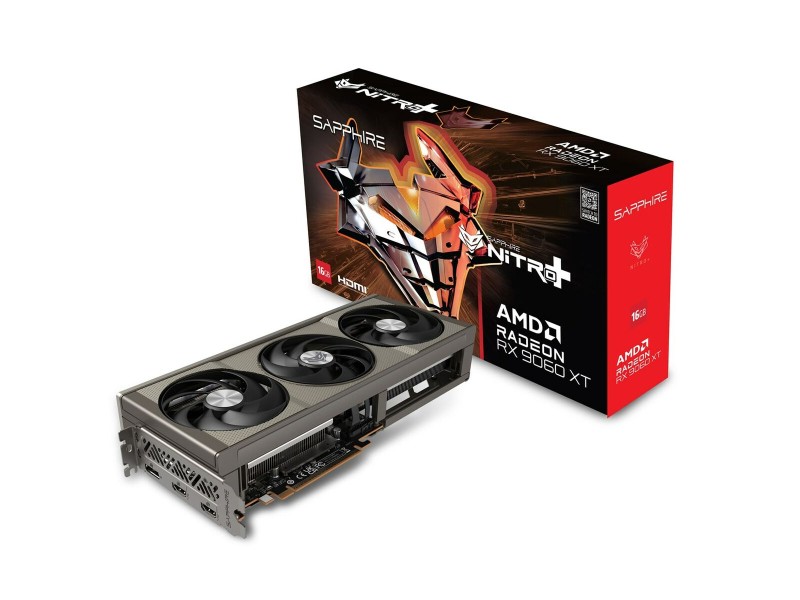 Графична карта Sapphire 11350-01-20G RADEON RX 9060 XT 16 GB GDDR6 NaN –  BB Графични карти