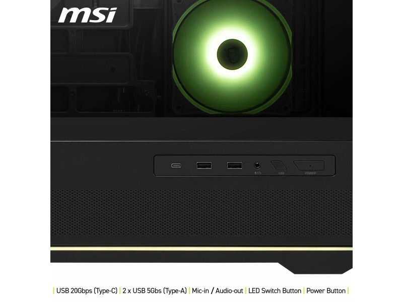 ATX полу-висока кутия MSI 306-7G28R21-JA4 Черен ATX полу-висока кутия MSI 306-7G28R21-JA4 Черен NaN – BB Калъфи за настолни компютри