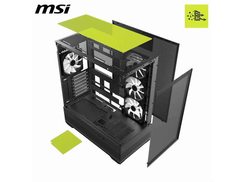 ATX полу-висока кутия MSI 306-7G28R21-JA4 Черен ATX полу-висока кутия MSI 306-7G28R21-JA4 Черен NaN – BB Калъфи за настолни компютри