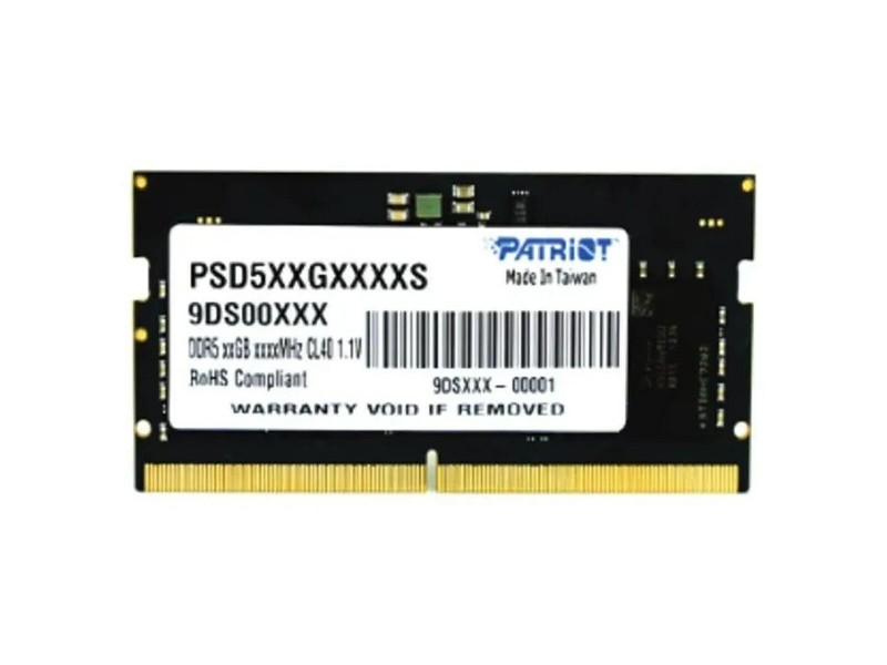 RAM памет Patriot Memory 7D5A48BC80K00200PT 32 GB 4800 MHz CL40 NaN –  BB Основна памет