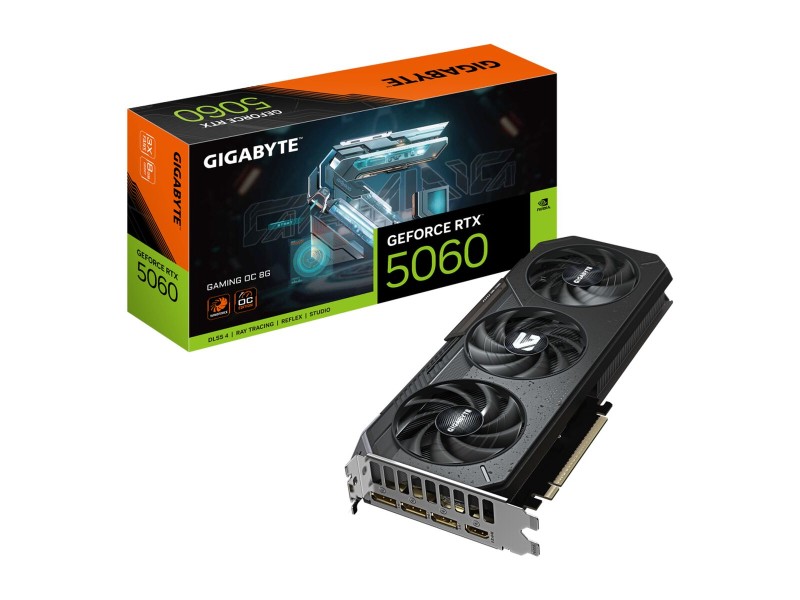 Графична карта Gigabyte 9VN5060GO-00-G10 GEFORCE RTX 5060 8 GB GDDR7 NaN –  BB Графични карти