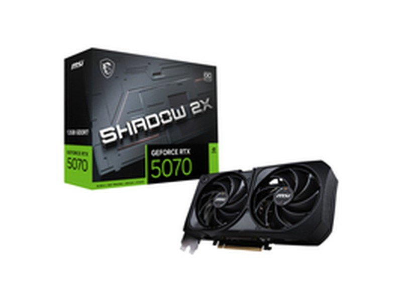 Графична карта MSI RTX 5070 12G SHADOW 2X OC nvidia geforce rtx 5070 12 GB GDDR7 NaN –  BB Графични карти