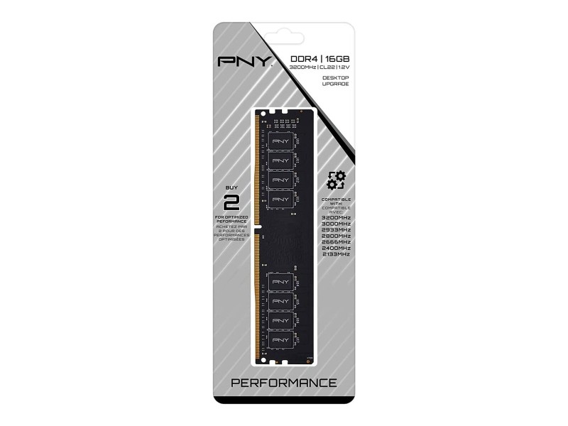 RAM памет PNY MD16GSD43200-TB 16 GB DDR4 3200 MHz CL22 NaN –  BB Основна памет