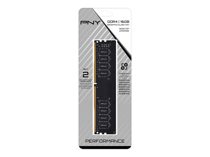 RAM памет PNY MD16GSD43200-TB 16 GB DDR4 3200 MHz CL22 NaN –  BB Основна памет