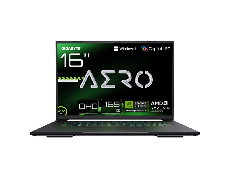 Лаптоп Gigabyte AERO X16 1VH93ESC64DH Copilot+ 16 32 GB RAM 1 TB 1 TB SSD AMD Ryzen AI 9 HX 370 Nvidia Geforce RTX 4060 NaN –  BB Лаптопи