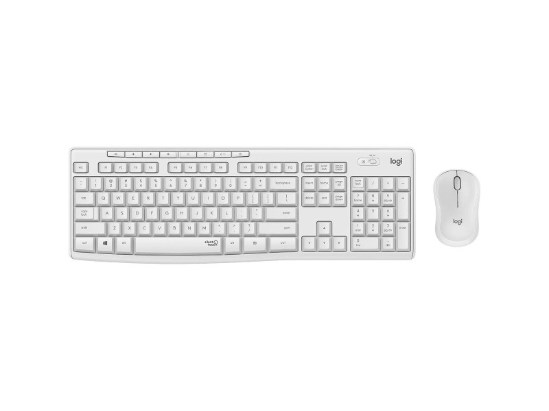 Клавиатура Logitech 920-009823 Бял Испанска Qwerty QWERTY Qwerty UK NaN –  BB Клавиатури