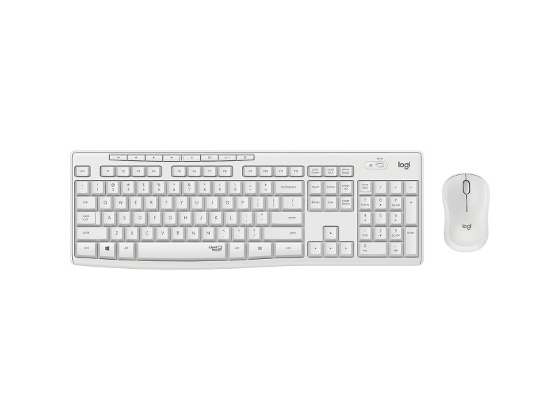 Клавиатура Logitech 920-009823 Бял Испанска Qwerty QWERTY Qwerty UK NaN –  BB Клавиатури
