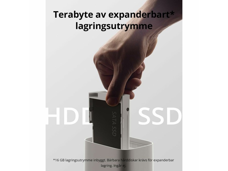 SATA 5.25 калъф за SATA 2.5 Eufy T80303D1 Бял NaN –  BB Мрежово прикачено хранилище