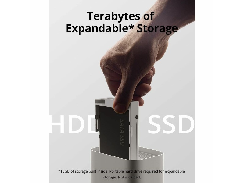 SATA 5.25 калъф за SATA 2.5 Eufy T80303D1 Бял NaN –  BB Мрежово прикачено хранилище