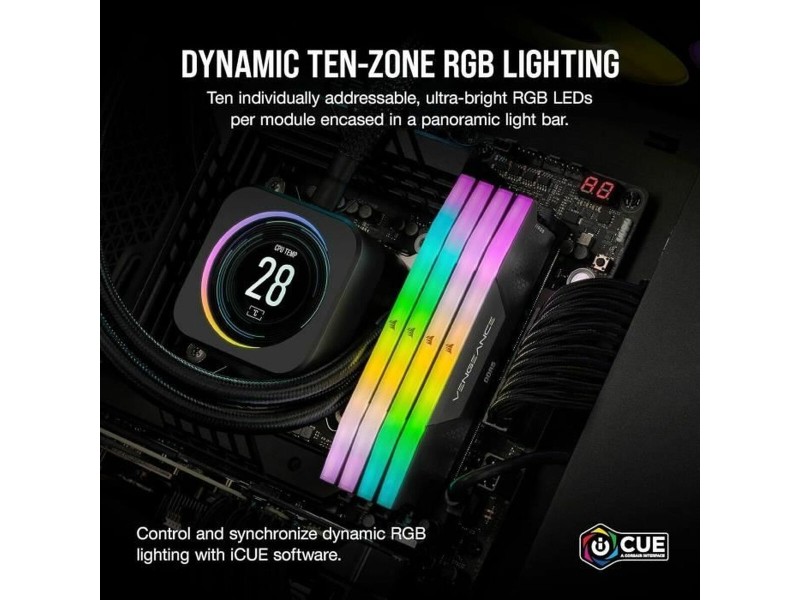 RAM памет Corsair 16 GB DDR5 SDRAM DDR5 5200 MHz CL40 NaN –  BB Основна памет