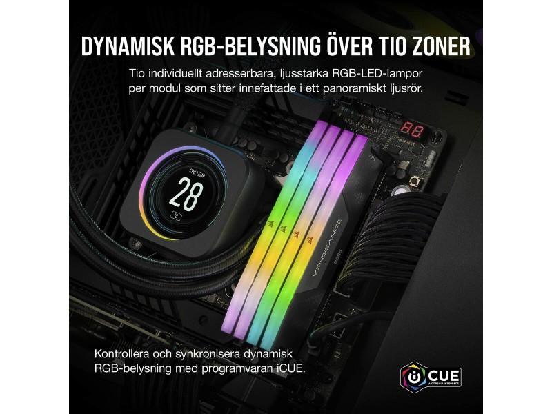RAM памет Corsair 16 GB DDR5 SDRAM DDR5 5200 MHz CL40 NaN –  BB Основна памет