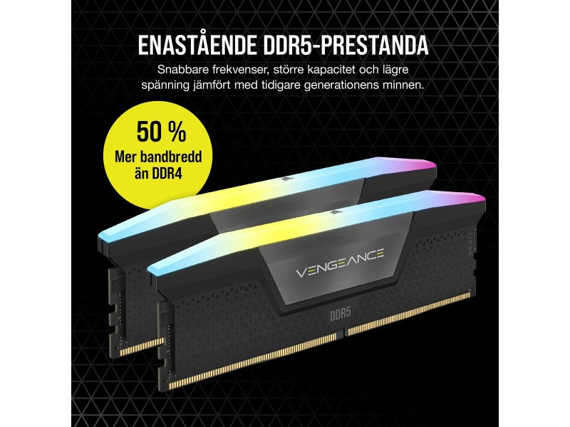 RAM памет Corsair 16 GB DDR5 SDRAM DDR5 5200 MHz CL40 NaN –  BB Основна памет