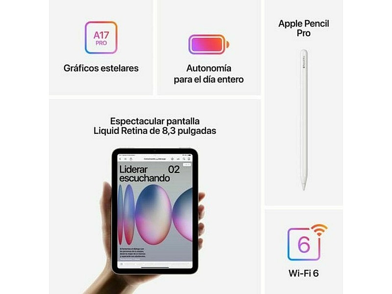 Таблет Apple MXN63TY/A 8 GB RAM 128 GB Сив 8,3 NaN –  BB Таблети