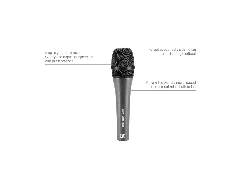 Динамичен микрофон Sennheiser E845-S Черен Графит NaN –  BB Микрофони