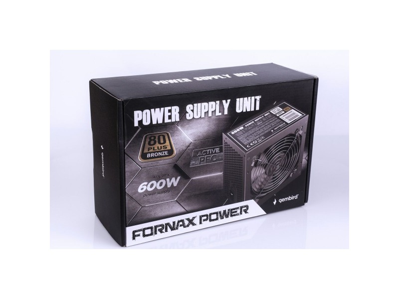 Захранване GEMBIRD CCC-PSU80P-BBP-600 600 W 80 Plus Bronze NaN –  BB Захранвания