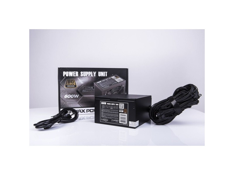 Захранване GEMBIRD CCC-PSU80P-BBP-600 600 W 80 Plus Bronze NaN –  BB Захранвания