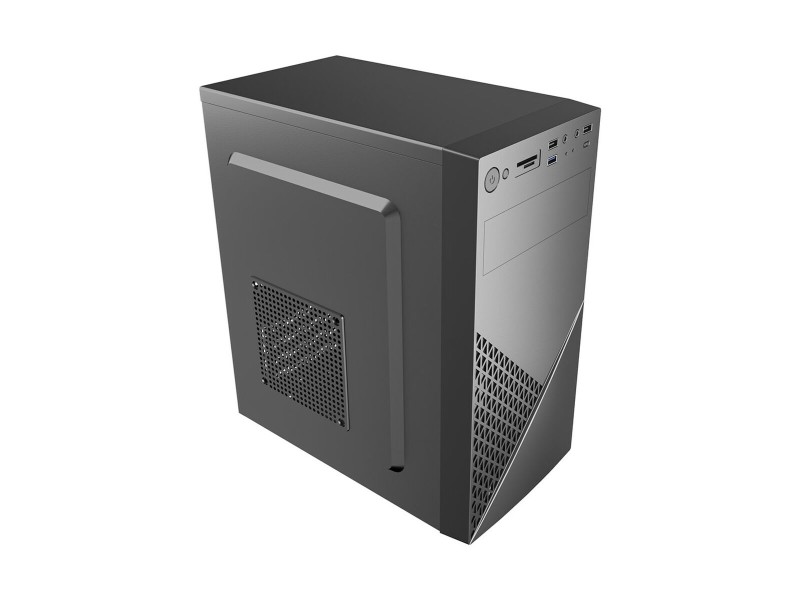 ATX полу-висока кутия GEMBIRD CCC-FC-K170-600W Черен NaN –  BB Калъфи за настолни компютри