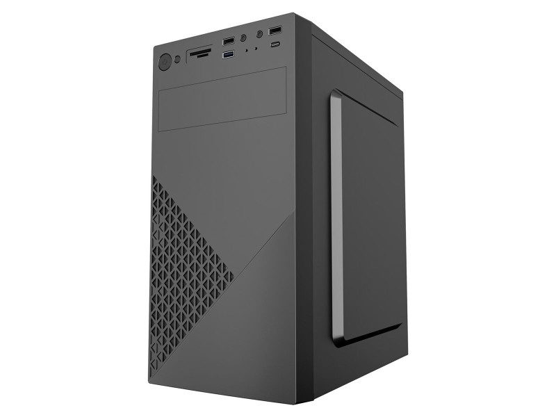 ATX полу-висока кутия GEMBIRD CCC-FC-K170-600W Черен NaN –  BB Калъфи за настолни компютри