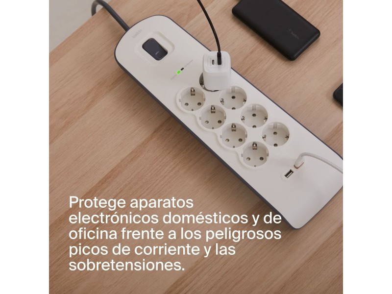 Защита от пренапрежение Belkin BSV804VF2M-V2 NaN –  BB Защити от пренапрежение
