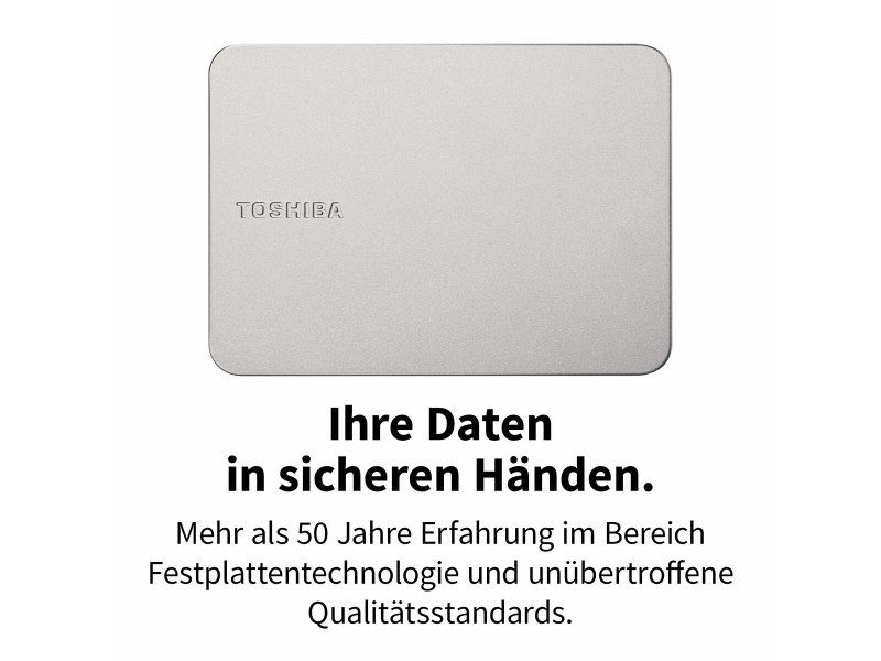 Външен харддиск Toshiba HDTX210ESCAA 1 TB HDD Сребрист Магнитна NaN –  BB Външни твърди дискове