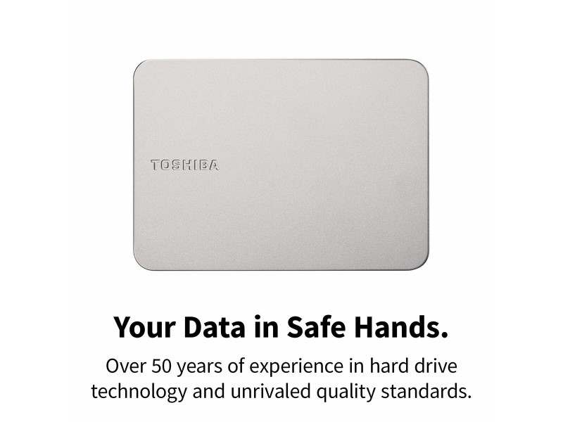 Външен харддиск Toshiba HDTX210ESCAA 1 TB HDD Сребрист Магнитна NaN –  BB Външни твърди дискове