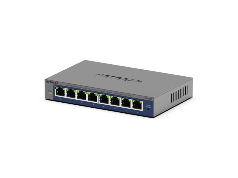Суич Netgear GS108E-400EUS NaN –  BB Мрежови комутатори
